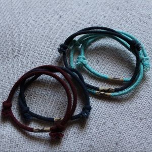 Hollister adjustable bracelets